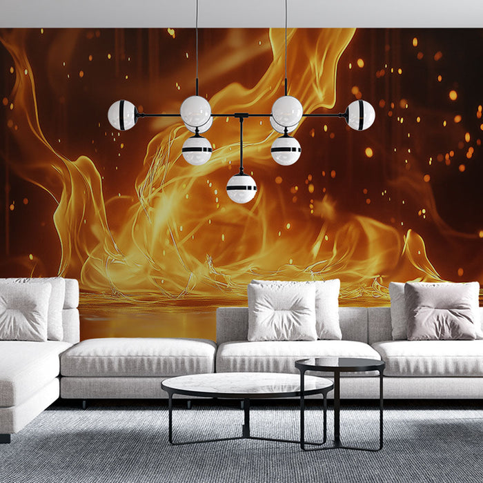 Mural Wallpaper flamme | Lyse og dynamiske ild effekter