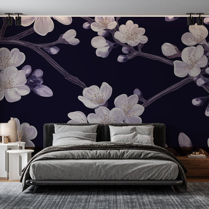 Mural Wallpaper cherry blossom | In full bloom