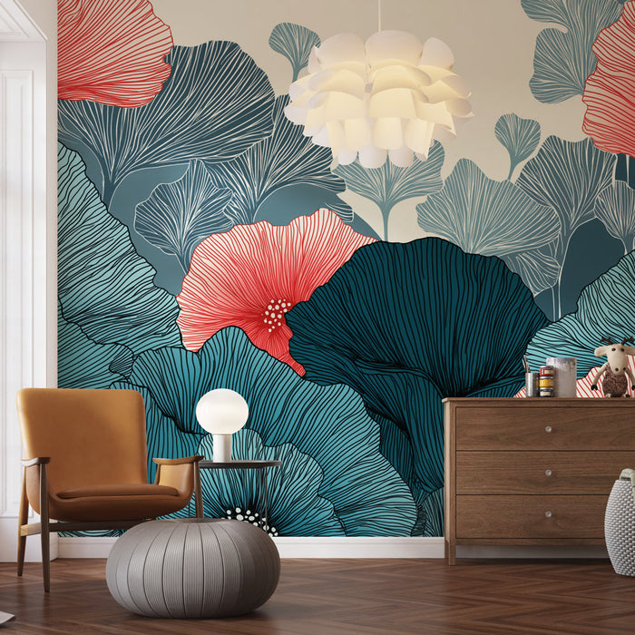 Elegant Floral Mural Wallpaper | Flowers with Delicate Blue and Red Lines

Elegant Floral Mural Wallpaper | Flori cu linii delicate albastre și roșii