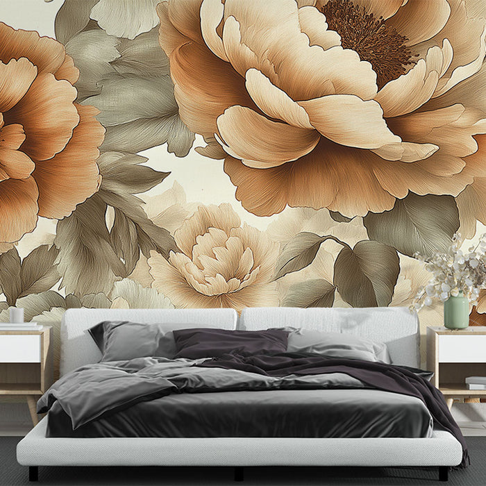 Mural Wallpaper floral | Peony in warm tones
Foto Behang lilleline | Paeonia soojades toonides