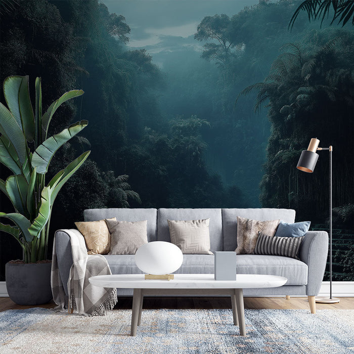 Tapeta tropska šuma | Tajanstvena atmosfera s bujnom vegetacijom