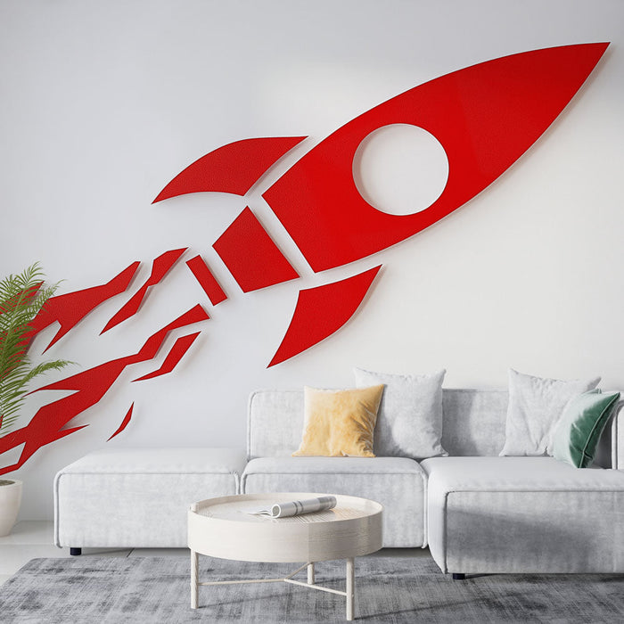 Papel pintado red rocket | Diseño dinámico y moderno para decoración