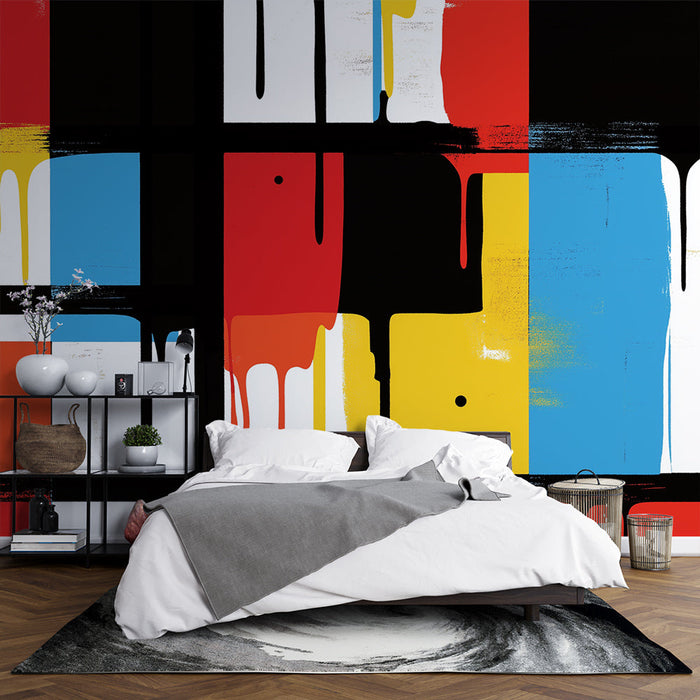 Abstract Geometric Mural Wallpaper | Windows