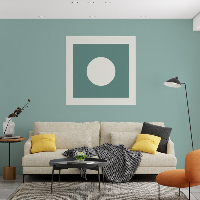 Seinatapeet | Ruudukujuline ja ümmargune rohelises ja valges