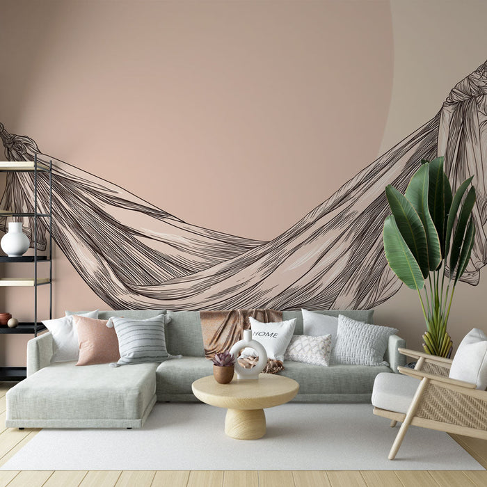 Tapete hammock | Ένα κομψό σχέδιο ενός αιωρούμενου αιώρα σε μαλακό φόντο