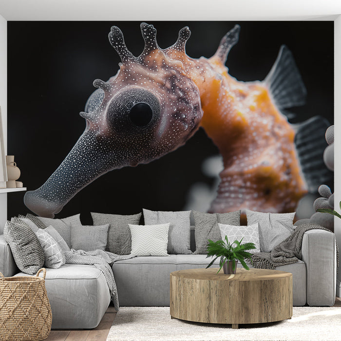 Fototapet søhest | Kunstnerisk design af en nærbillede søhest