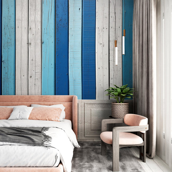 Wood Effect Mural Wallpaper | Nautical Planks