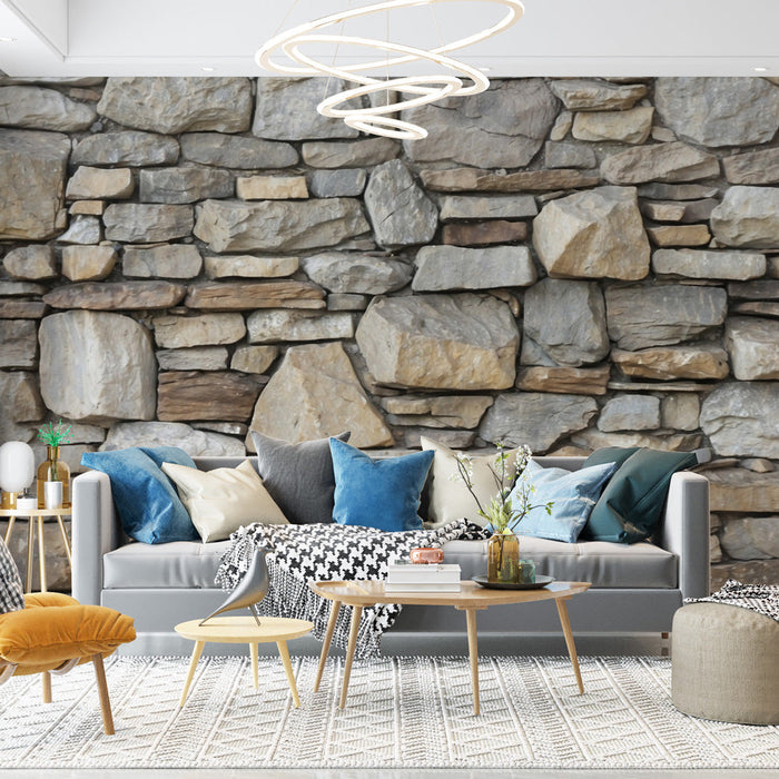 Stone-look Mural Wallpaper | Country House