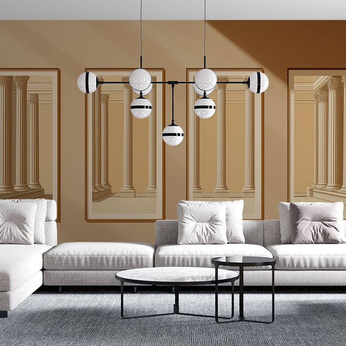 Fotótapéta utánzat táblázat | Fenséges oszlopok meleg hangulatban