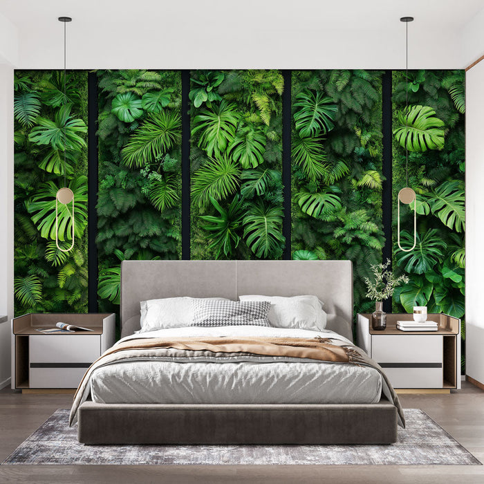 Χαλικάκι τοιχογραφίας με απομίμηση ζωγραφικής | Πλούσιο φυλλώδες μωσαϊκό