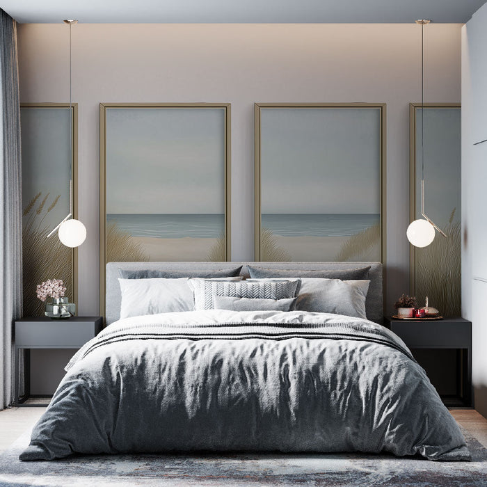 Tapete imitacija slike | Četiri umirujuća obalna krajolika