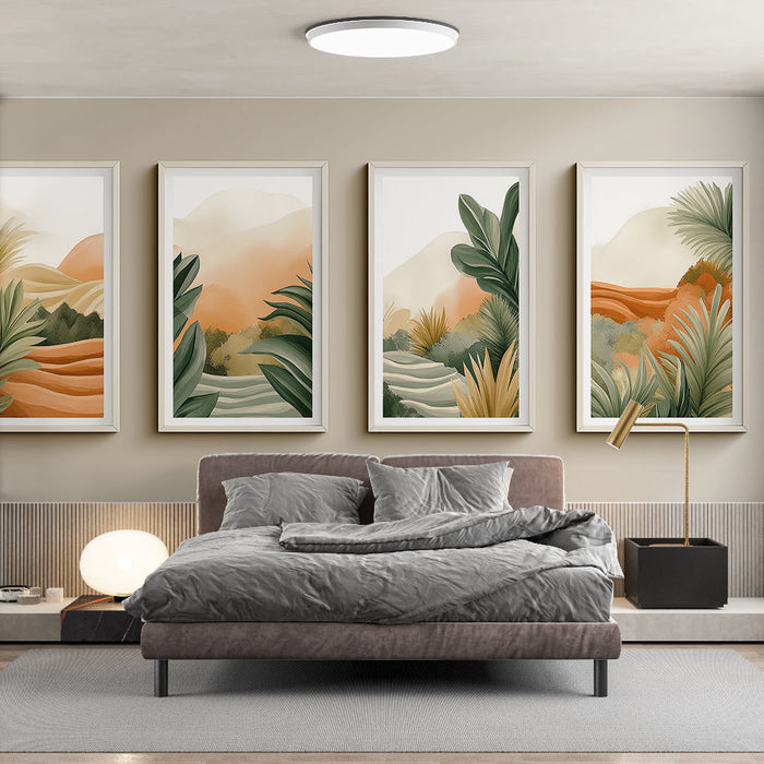 Imitacija slike tapeta | Odsevi narave s toplimi toni