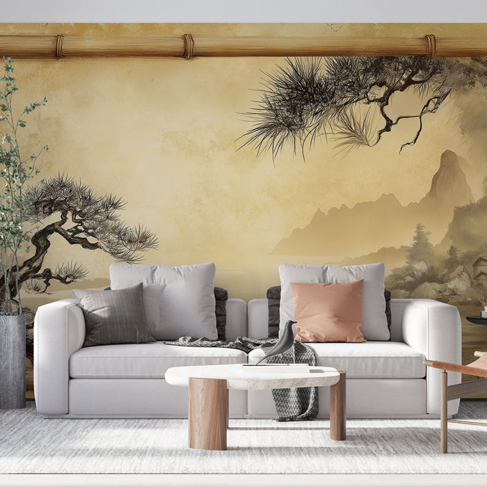 Имитираща картина тапет | Спокойствие и хармония на природата