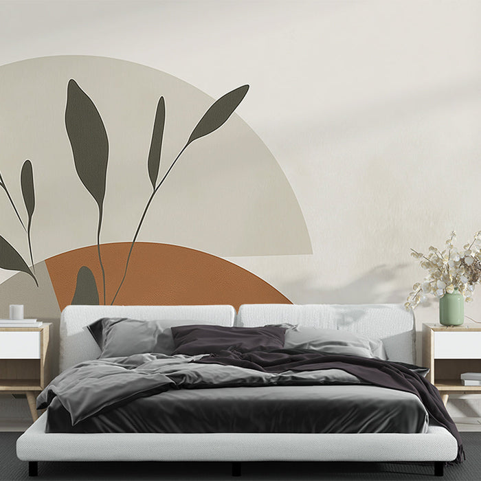 Falfestmény tapéta japandi | Nyugodt természet