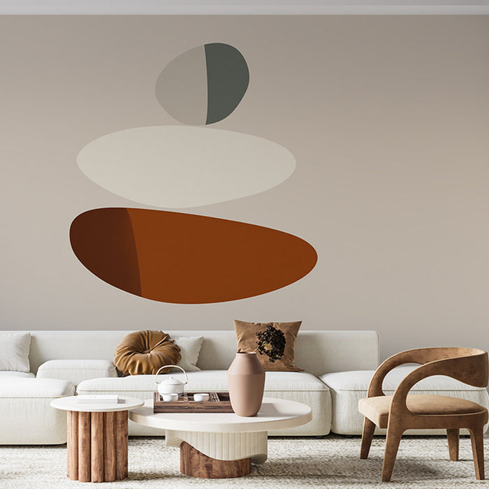 Tapetă japandi | Pietre