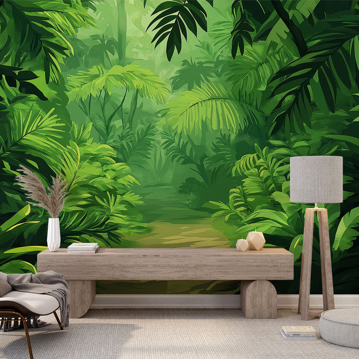 Tapet jungle | Evadează în inima vegetației luxuriante