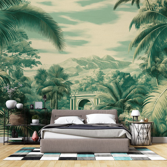 Tapeta tropikalna dżungla | Ucieknij do serca bujnego lasu subtropikalnego