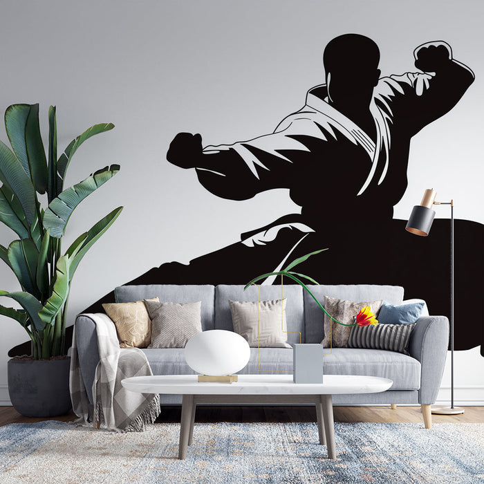 Fototapet karate | Siyah ve beyazda Kata