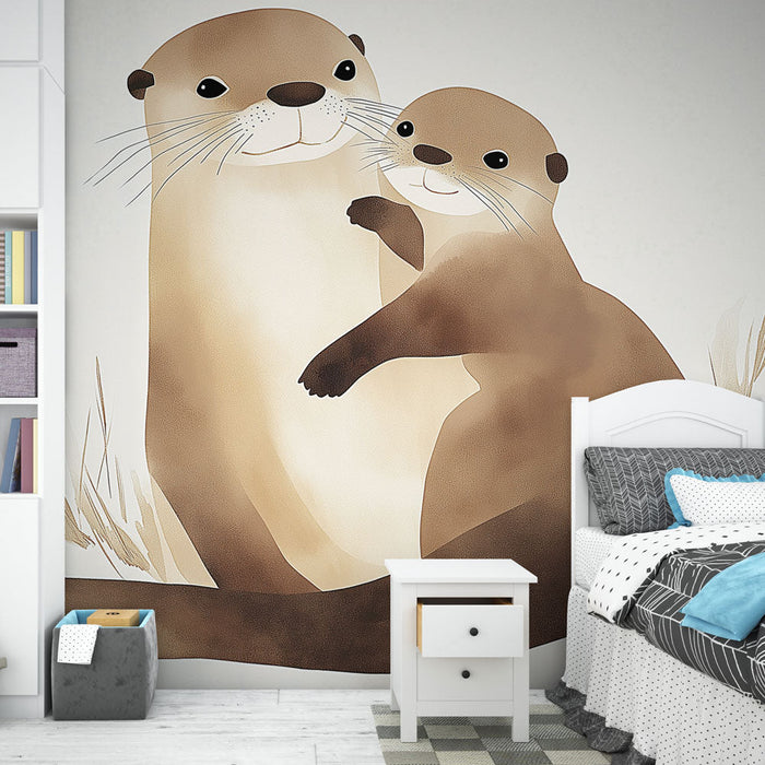 Armastavad-saarmad | Looduslik kiindumus kahe saarma vahel õrnas stiilis