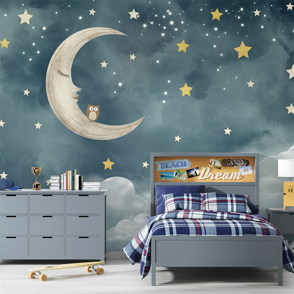 Moon Mural Wallpaper