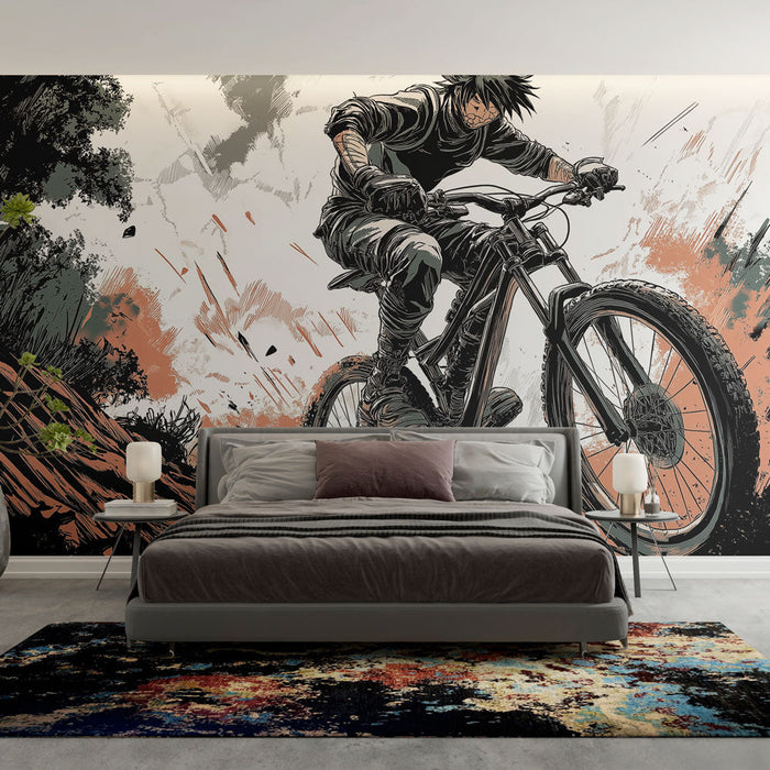 Fototapet manga | Dynamisk eventyr i naturens hjerte