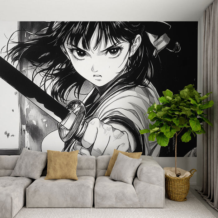 Muraaltapeet manga | Dünaamiline ja julge illustratsioon