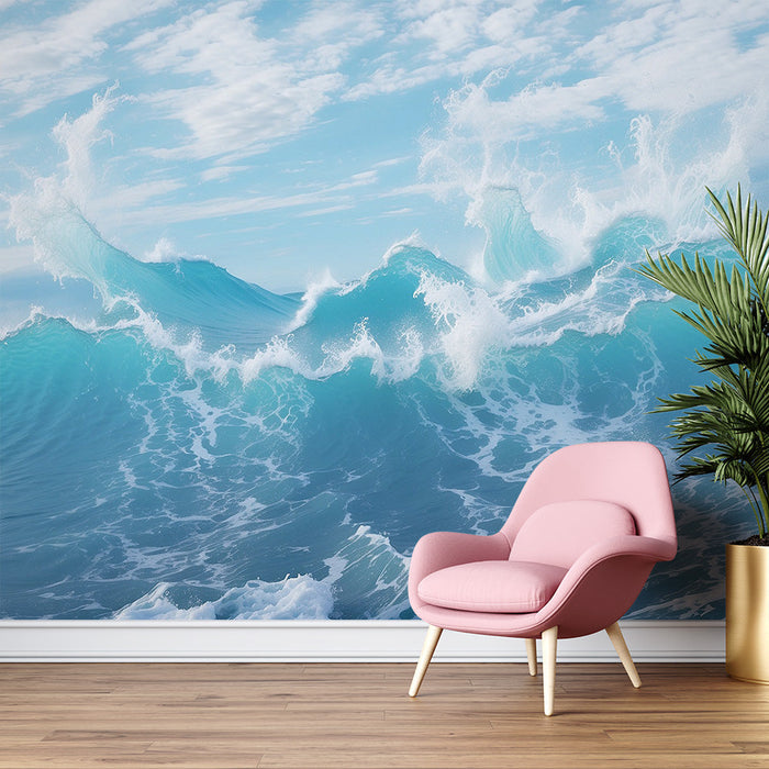 Ocean Mural Wallpaper | Unleashed Realism