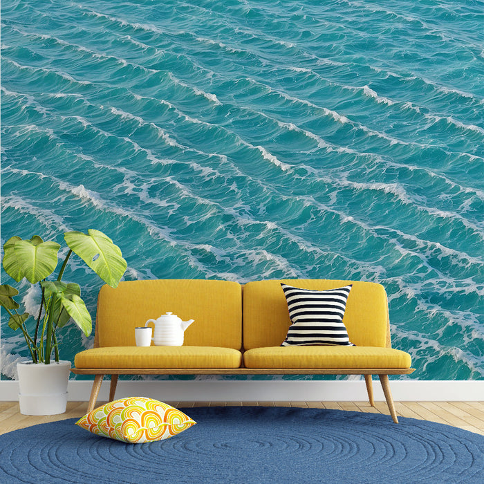 Ocean Mural Wallpaper | Wave Design