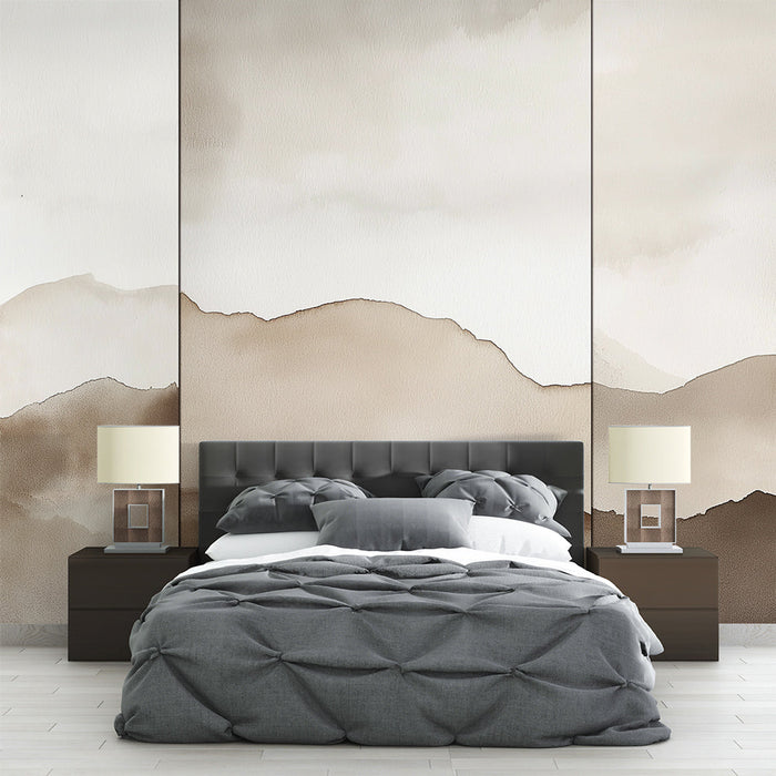 Tapeta hora | Béžová v triptychu