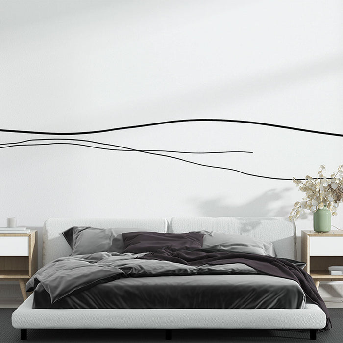 Ταπετσαρία τοίχου βουνό | Γραμμή και ορίζοντας