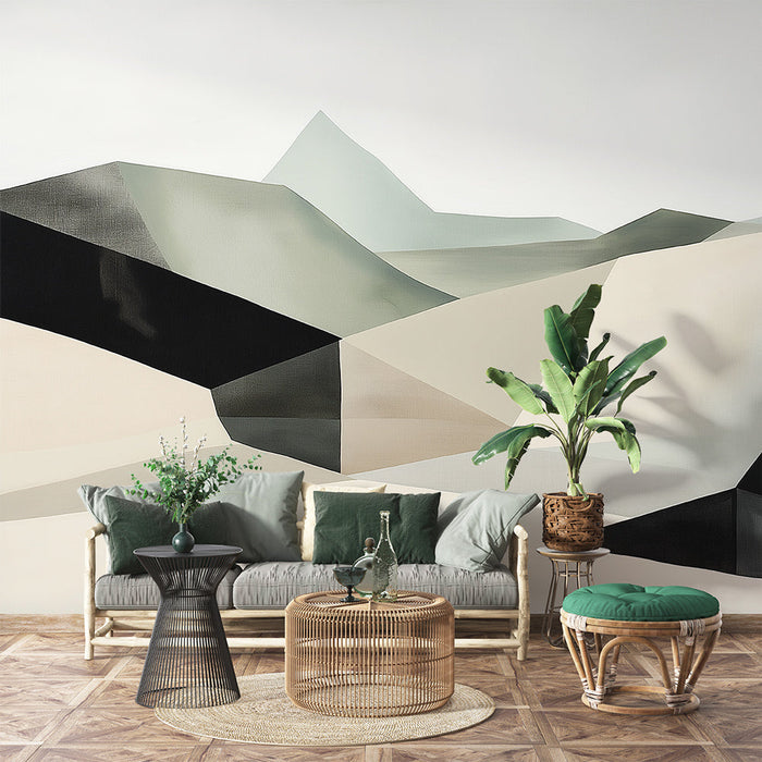 Fototapet fjell | Abstrakte geometriske linjer