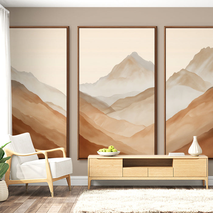 Tapeta góry | Miękkie i ziemiste krajobrazy przywołujące góry