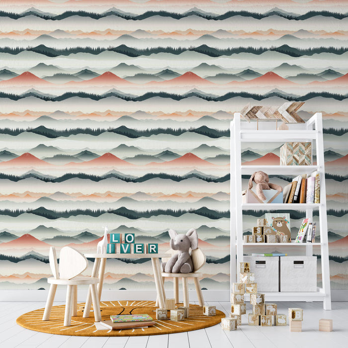 Horský tapet | Jemné a přirozené horské vzory