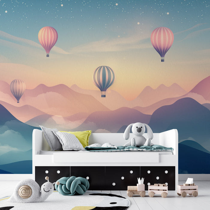 Ballonmural Tapet | Stjernehimmel