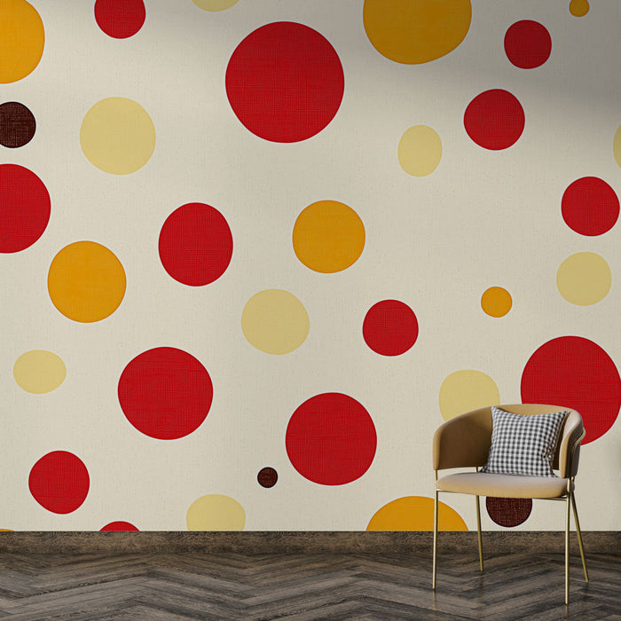 Tapeta kulaté vzory | Barevné a hravé