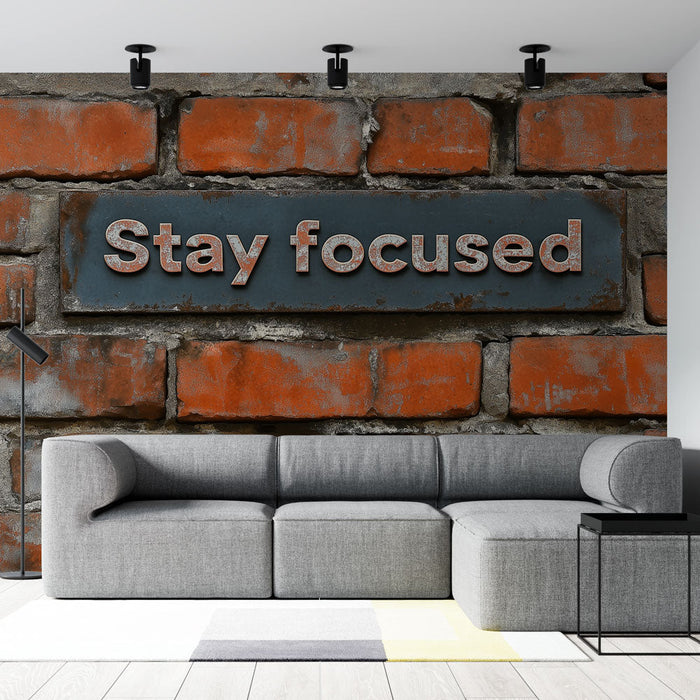Mural Wallpaper motivation | Inspiring message for a dynamic space