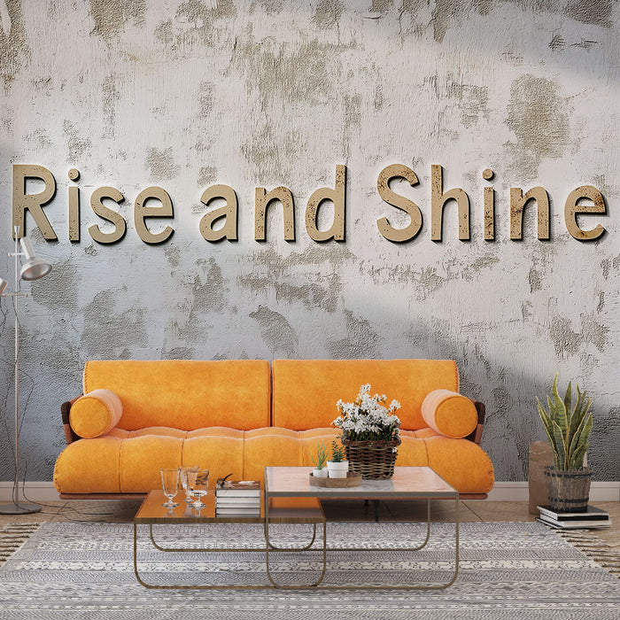 Tapeta motywacyjna | Inspirująca wiadomość 'Wstań i lśnij'