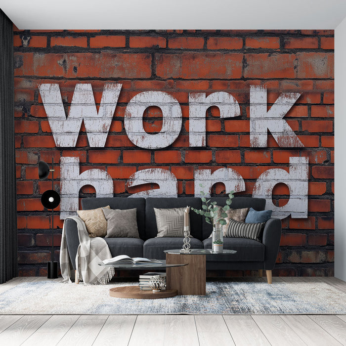 Мотивиращи послания с тапети | Вдъхновяващи съобщения на фон от червени тухли