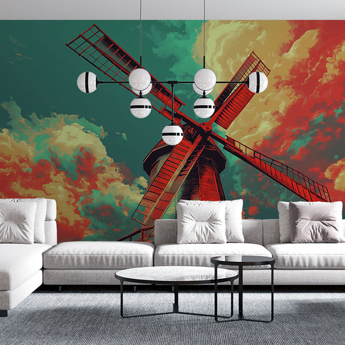 Фототапет mill | Мелница с пламтящи нюанси