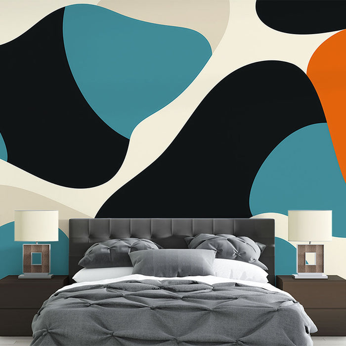 Tapetti monivärinen | Abstraktit ja kontrastiset muodot