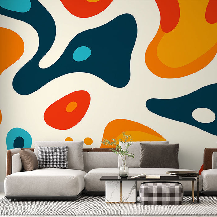 Falikép többszínű | Különféle és színes formák