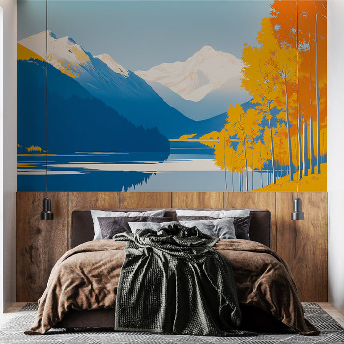 Villiluonto tapetti | Vuoret täydessä kontrastissa