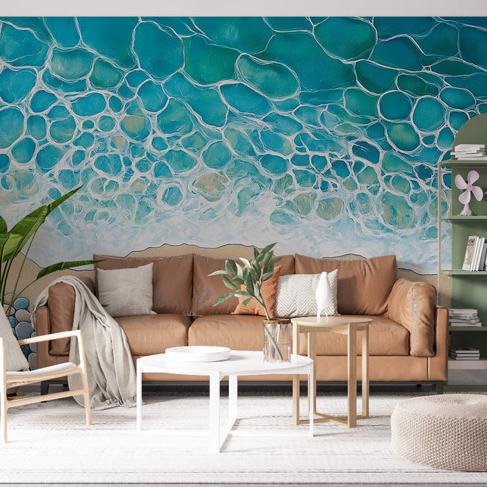 Fototapeet ookean | Türkiissinised lained ja looduslikud kivid