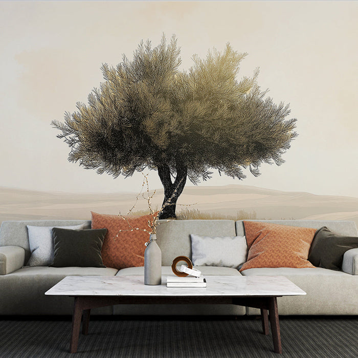 Fototapet zeytin ağacı | Yumuşak arka plan üzerinde ağaç