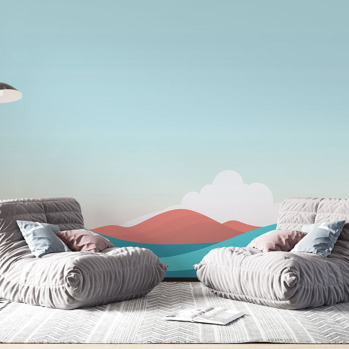 Tapeta marine-undulations | Natural elements in gradient