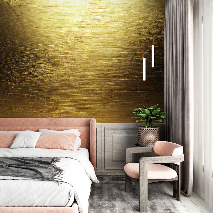 Mural Wallpaper or | Shiny and luxurious texture on a golden background