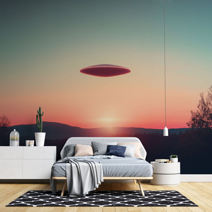 Maalritapett UFO | Lendavad taldrikud videvikus