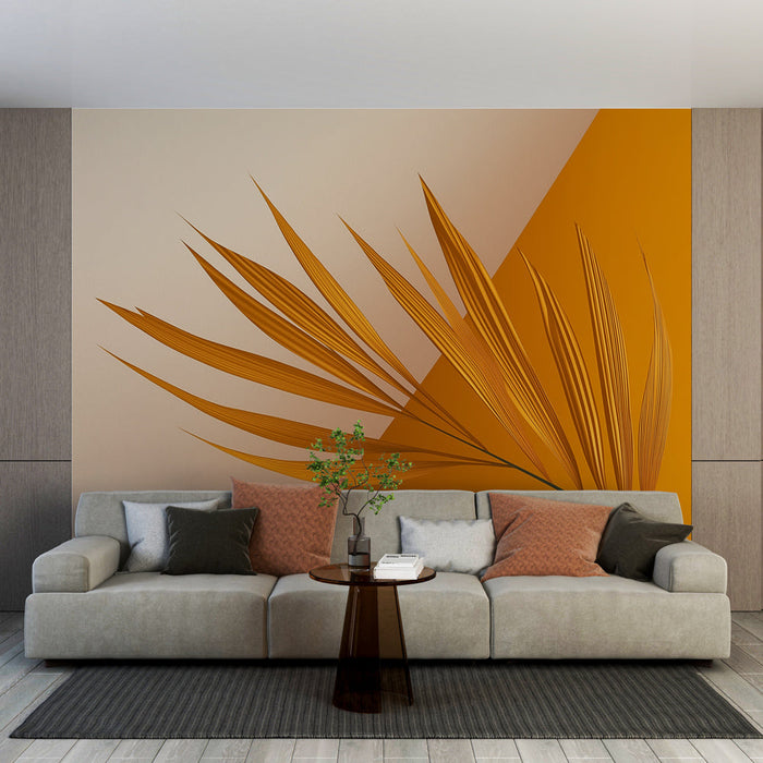 Fototapet oransje palmetre | En moderne og elegant design