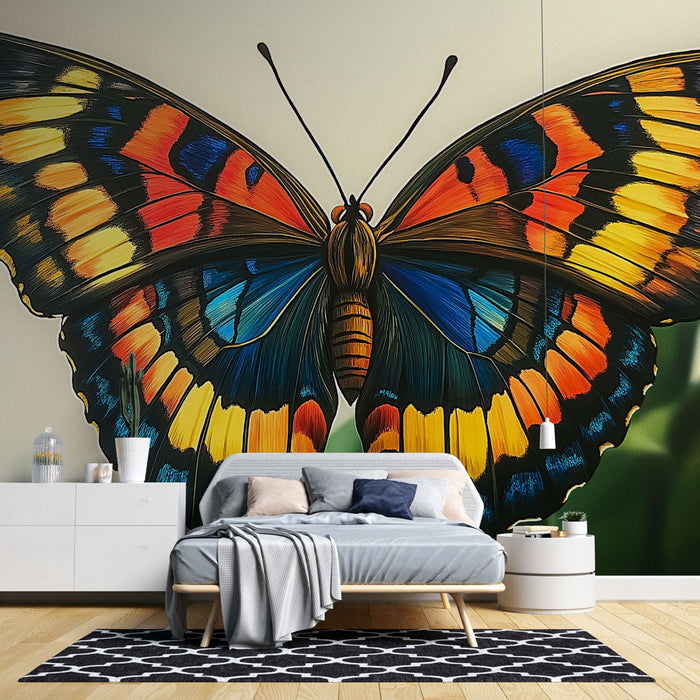 Tapete colorful butterfly | Dazzling butterfly with vibrant and contrasting shades