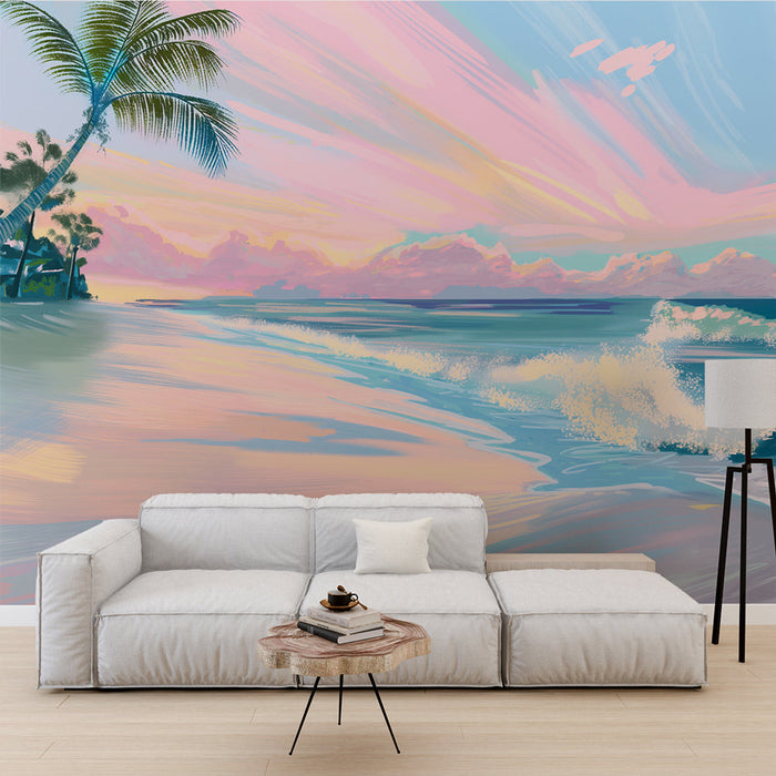 Пастелна тапет | Залез в Карибите